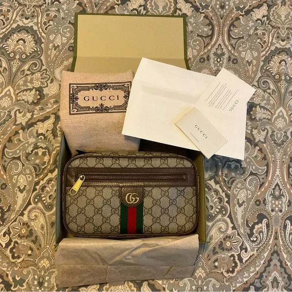 Gucci GG Supreme Ophidia Sling Belt Bag - Picture 2 of 15